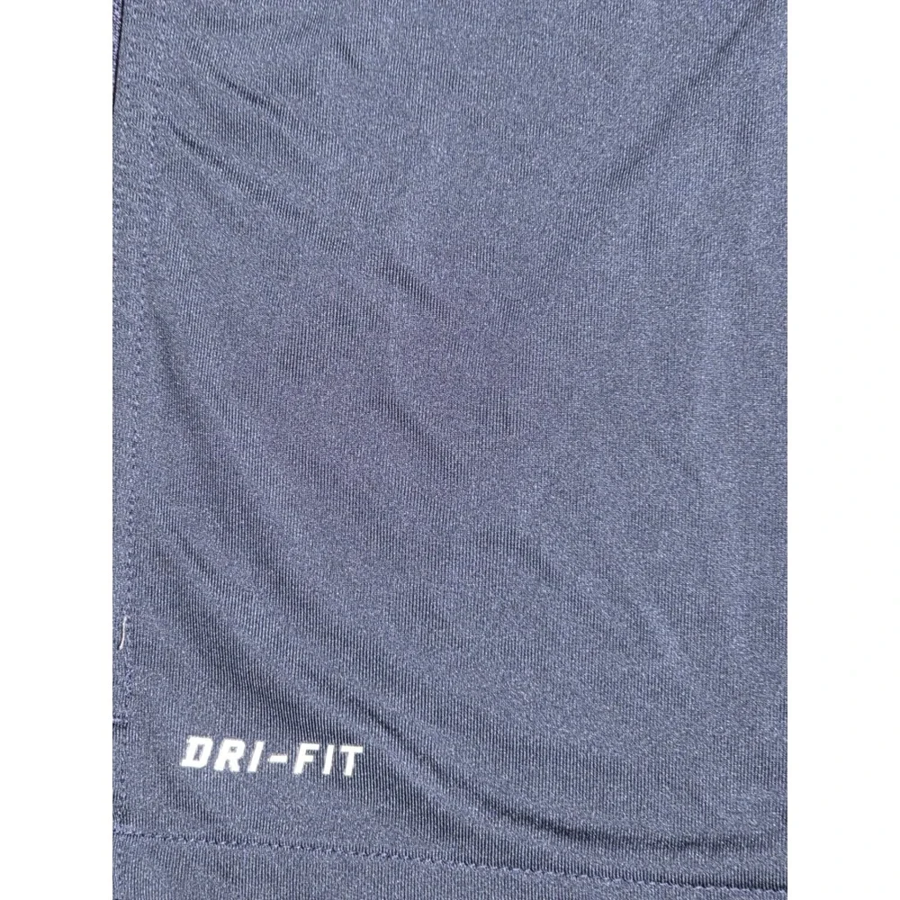 Nike Illinois Fighting Illini Dri-FIT Polo Shirt Mens XL Navy Orange Stripe